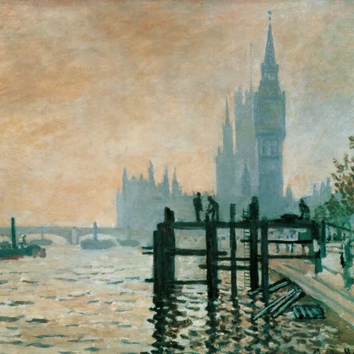Miniatura 5 de Calendario 2025-2026 Claude Monet - Planificador de pared impresionista, organizador de obra maestra, calendario colgante de 16 meses, septiembre