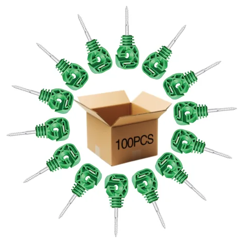 Miniatura 7 de PK100 - Cerca eléctrica de múltiples usos aislantes en azul con 1 herramienta de zócalo gratis/portabrocas