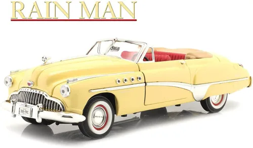 PRE-Orden Charlie Babbitt 1949 Buick Roadmaster Convertible (Rain Ma - Karson Diecast Co.