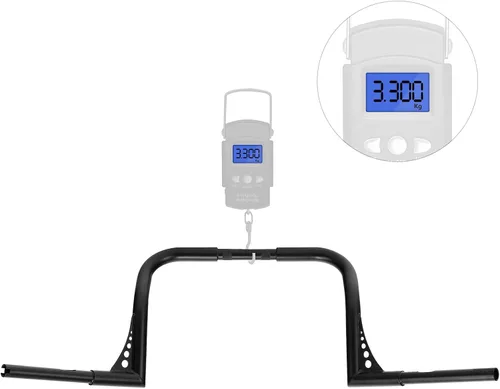 Miniatura 6 de TCMT Barra Ape Hanger Negra de 12" Rise, Manillar Grueso de 1-1/4", Compatible con Harley Dressers Baggers Touring CVO Street Glide Tri Glide
