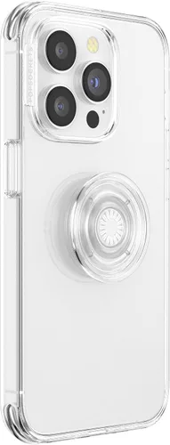 Miniatura 3 de Agarre para teléfono PopSockets con soporte expansible, agarre adhesivo - Transparente