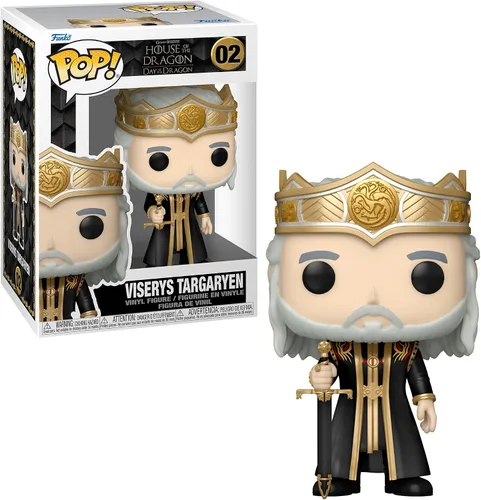 Miniatura 5 de Funko POP! TV: Casa del Dragón - Syrax Rhaenyra Targaryen Viserys Targaryen y Otto Hightower
