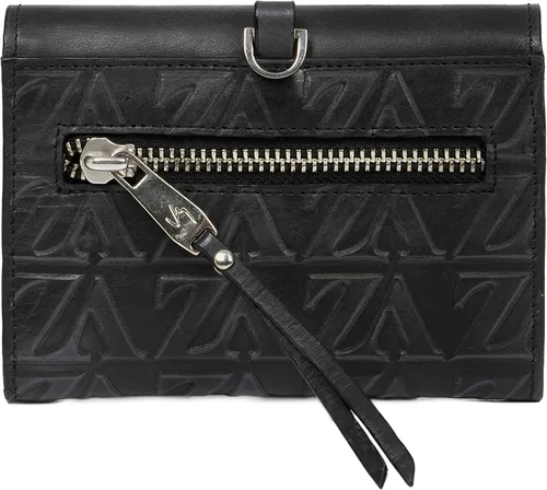 Miniatura 3 de VELEZ Cartera de cuero genuino para mujer FBM 02 Negro S