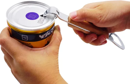 Miniatura 5 de Abrebotellas magnético de acero inoxidable con imán para acampar y viajar, 1 paquete