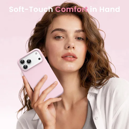 Miniatura 417 de GONEZ Funda de silicona para iPhone 15 Pro Max, compatible con Magsafe, protector de cámara + protector de pantalla, forro de microfibra suave