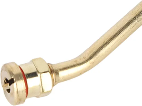 Miniatura 9 de Cuerpo de válvula, amplia compatibilidad de aire de extensión de válvula de neumático de cobre para camión (V3-20-5)