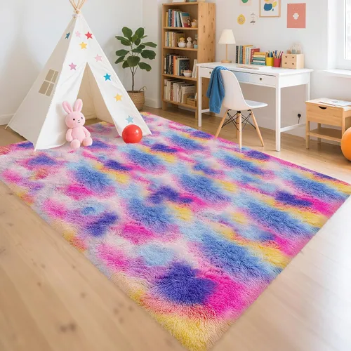Miniatura 87 de Alfombras de pasillo beige de 2 x 6 pies para dormitorio, sala de estar, alfombra de felpa suave y esponjosa, alfombra de pasillo para pasillos