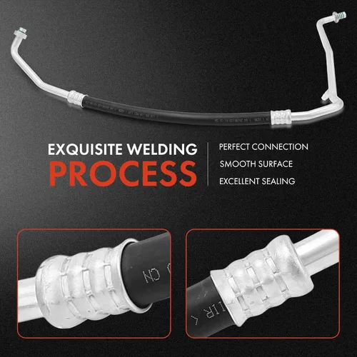 Miniatura 5 de A-Premium Conjunto de manguera de línea de succión de A/C compatible con Mazda 2 2011-2014 1.5L, compresor a evap