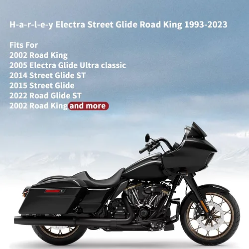 Miniatura 2 de PSLER - Soporte de clavija de pasajero de motocicleta, extensión de clavija de pie de pasajero trasero para Touring Road King, Street Glide, Road