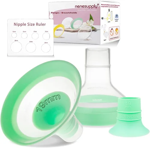Miniatura 22 de Nenesupply Brida suave de 19mm compatible con piezas de extractor de leche Medela, repuesto de brida de 19mm para accesorios Medela compatibles