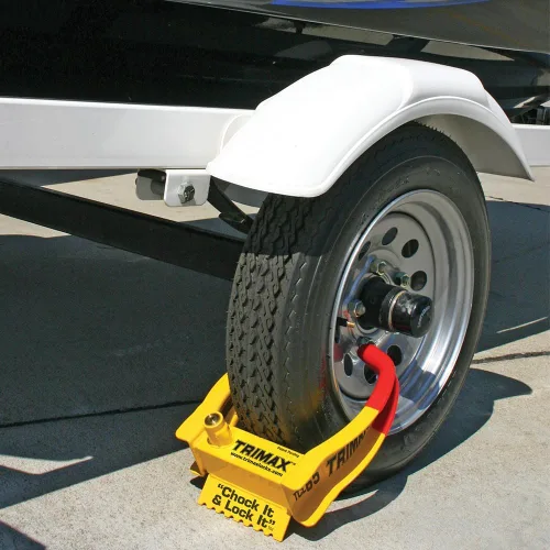 Miniatura 3 de Trimax TCL265 - Cerradura de rueda pequeña con llave de lujo similar (paquete de 2)