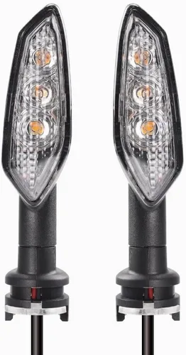 Luces intermitentes intermitentes delanteras y traseras para motocicleta Yamaha FZ 16 250 FZS 150 FZ1 FZ8 Tenere 700 XSR Tracer 900/GT (2 unids