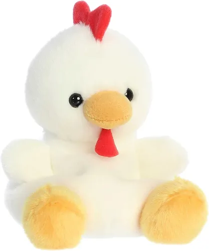 Miniatura 3 de Aurora Adorable animal de peluche Palm Pals Cooper Chicken, divertido peluche coleccionable para niños y adultos, perfecto para decorar habitaciones