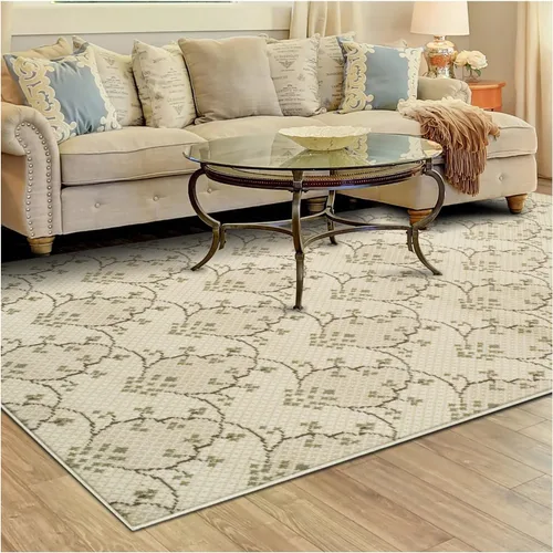 Miniatura 10 de Superior Alfombra de área de 2 x 3 pies y 0.394 in de altura con respaldo de yute, tejida a la moda y asequible colección Abner, color negro