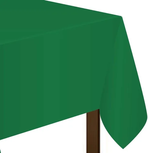Miniatura 13 de Mantel de plástico negro azabache, 54 x 108 pulgadas (1 unidad), elegante esencial para eventos, perfecto para fiestas, bodas y ocasiones especiales