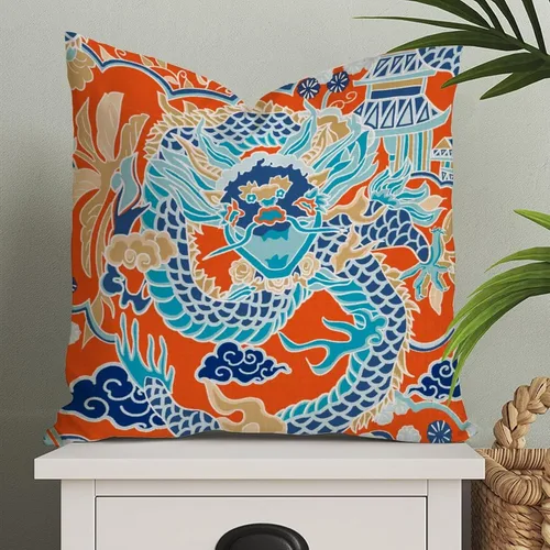 Miniatura 97 de ArogGeld Fundas de Almohada Euro Sham Florales Verde y Blanco Gris Estilo Chinoiserie Funda de Almohada Asiática Funda de Cojín Decorativo 18x18