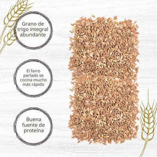 Miniatura 3 de Roland Foods Farro italiano perlado, alimento importado especializado, bolsa de 47.9 onzas, paquete de 1