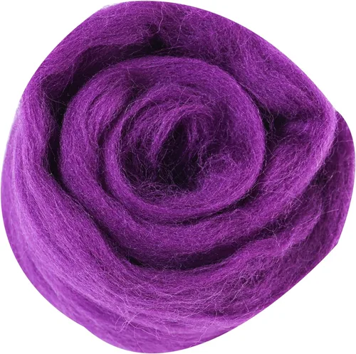 Miniatura 62 de 24 tipos de lana rosa, 4.23 oz (120 g), adecuado para fieltro húmedo y fieltro de aguja de telas hiladas de lana. Un paquete de prueba está Tonos