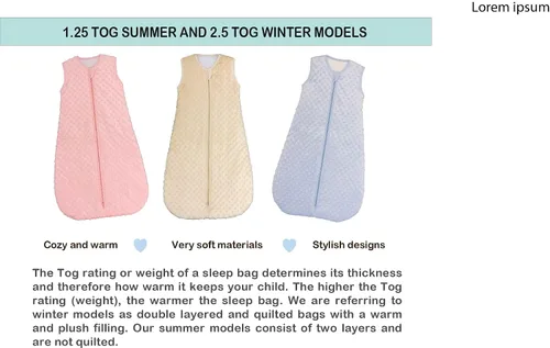 Miniatura 7 de BABYINABAG - Saco de dormir y saco de dormir para bebé, diseño de lunares de felpa, 1.25 tog para bebés y niños pequeños (pequeño (3-11 meses))