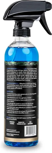 Miniatura 2 de Riptide Armory Limpiador de Armas Avanzado 16oz - Limpiador de Armas Multiusos Dirigido a Depósitos de Carbono, Metales y Residuos - Eficaz en Todas