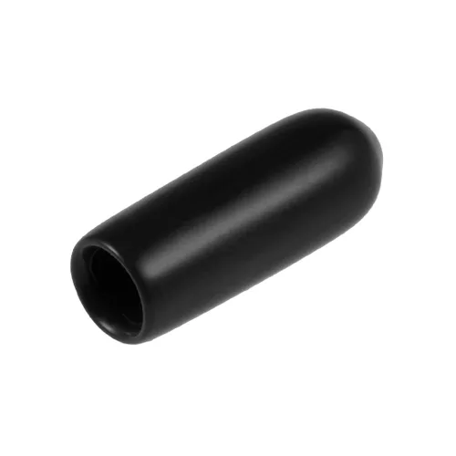 Miniatura 44 de uxcell 80 tapas de goma de 0.551 in de vinilo de identificación redonda tapa tapa de rosca de tornillo protectores negro