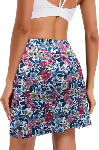 Miniatura 6 de Oyamiki - Falda pantalón deportiva para mujer, diseño ligero ideal para tenis, correr, entrenamiento, deporte y golf