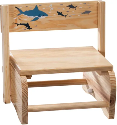 Miniatura 8 de Taburete y silla infantil 2 en 1, diseño de animales y postres