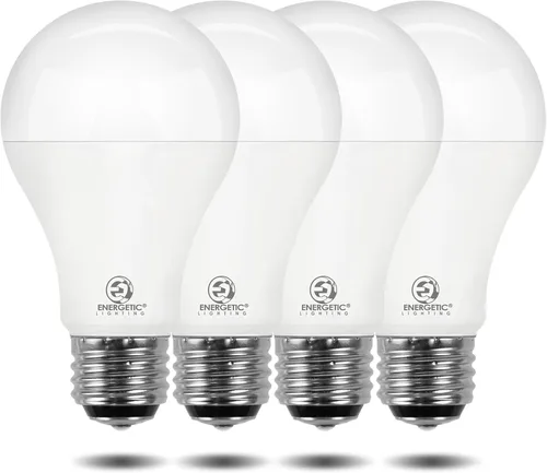 E ENERGETIC LIGHTING Bombilla LED A21 de 3 vías superbrillante de 50/100/150 W, 800/1600/2200 lúmenes, 2700 K blanco suave, no regulable, base E26,