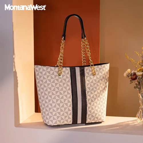 Miniatura 5 de Montana West Bolso y bolsos de mano para mujer, bolso de hombro con cadena
