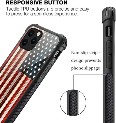 Miniatura 3 de Funda compatible con iPhone 13, fundas para mujeres y niñas, Old Glory Traditional American Flag Old Glory - Bandera estadounidense tradicional