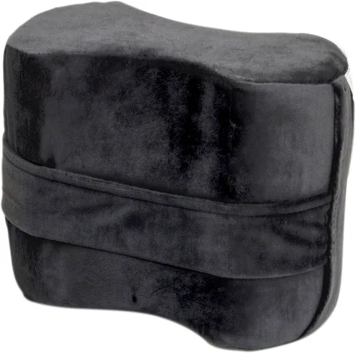 Miniatura 7 de BodyMed - Almohada de apoyo para posicionamiento de piernas y rodillas, 10 x 8 x 6 pulgadas, color azul, contorno de cuña de espuma para personas