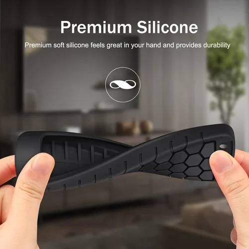 Miniatura 3 de CaseBot Funda para Alexa Voice Remote Pro (versión 2022) – Honey Comb ligera, antideslizante, a prueba de golpes, funda protectora de silicona