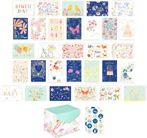 Miniatura 9 de American Greetings Tarjetas de lujo con sobres, mamá amiga (32 unidades)