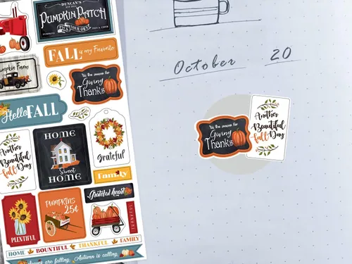 Miniatura 3 de Papel de álbum de recortes de otoño, doble cara, almohadilla de papel para álbum de recortes de otoño, calcomanía con calabaza, girasol, hojas, tema