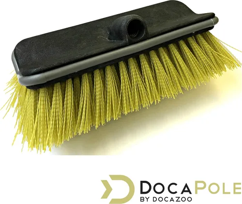 Miniatura 2 de DOCA - Cepillo de limpieza para poste de extensión de mango largo, escoba al aire libre y cepillo para fregar para suelo de casa, cubierta, patio