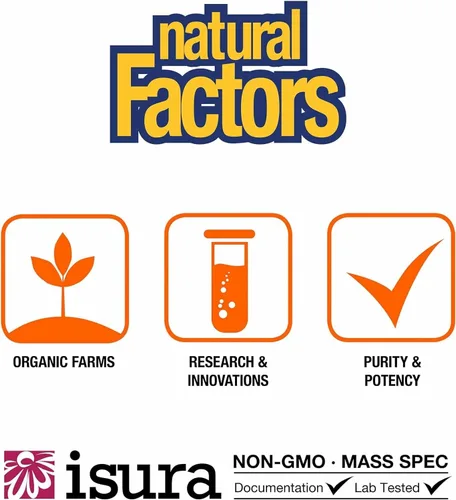 Miniatura 8 de Natural Factors, Glucosamina y condroitina, apoya articulaciones saludables y tejido conectivo, 120 cápsulas