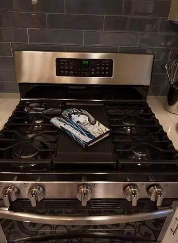 Miniatura 2 de Caroline's Treasures 7137OVMT - Manopla de horno de Husky siberiano, resistente al calor, gruesa para sartenes calientes y horno, manopla de cocina