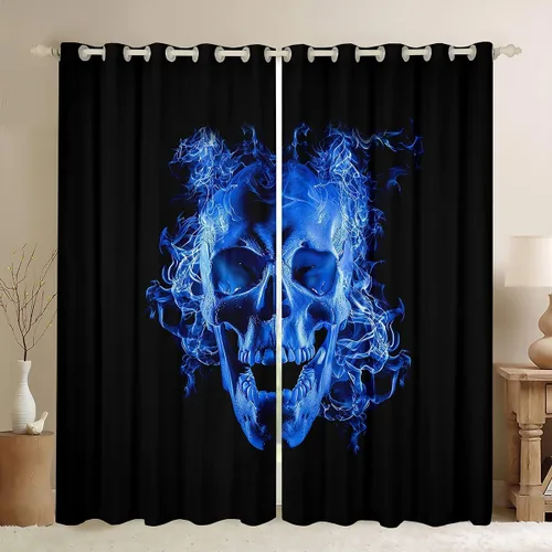 Miniatura 10 de Feelyou Cortinas de ventana de gatos grises y blancos, cortinas de ventana con patrón de mascotas para dormitorio, sala de estar para niños, niñas