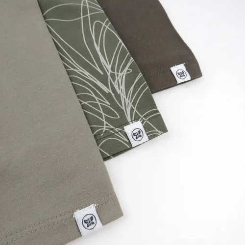 Miniatura 3 de HonestBaby Multipack Leggings Skinny, Flare and Cargo Pants Organic Cotton for Infant Baby Girls,Toddlers,Little Kids(Legacy)
