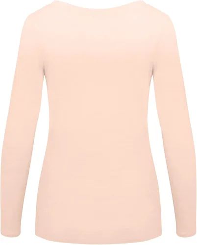 Miniatura 5 de Natural Uniforms Camiseta de manga larga extra ancha con cuello redondo para mujer