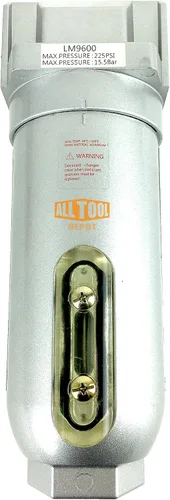 Miniatura 7 de 3/8" NPT de flujo medio aire comprimido en línea filtro desecante secador humedad agua separador