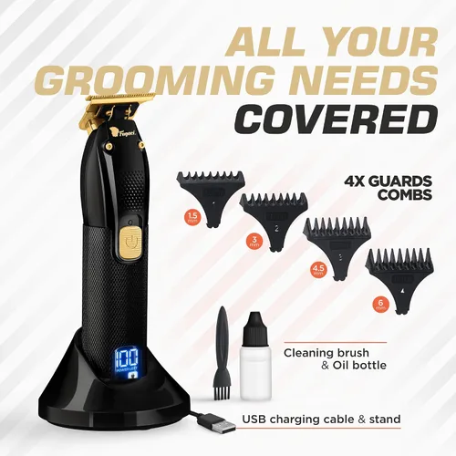 Miniatura 8 de Fagaci Cortadora de pelo para hombre, Turbo Power con corte preciso, cuchillas ajustadas de cero huecos para cortes limpios y finos
