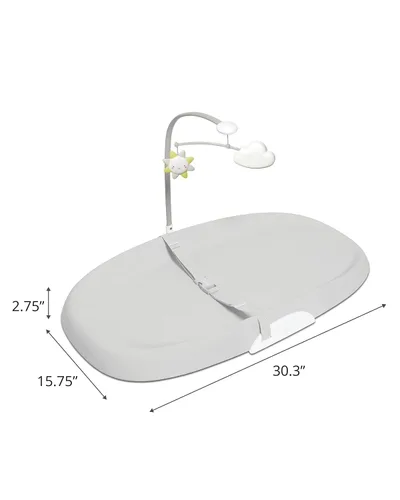 Miniatura 5 de Skip Hop Cambiador de bebé estilo cuarto de bebé, fácil de limpiar, contorneado con espuma acolchada, base antideslizante, cinturón de seguridad
