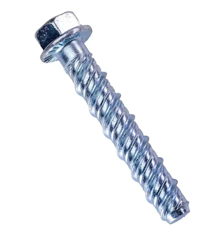 Miniatura 2 de CONFAST LDC383 3/8" x 3" Tornillo de concreto de gran diámetro galvanizado para anclaje a mampostería, ladrillo o bloque (25 por caja)