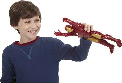 Miniatura 3 de Titans Hero Series Ironman - Figura de acción de 12 pulgadas de alto de Marvel Avengers