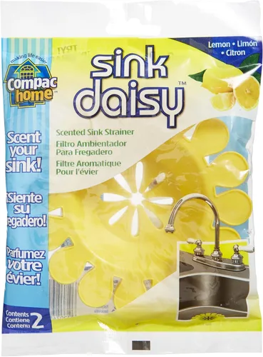 Miniatura 13 de Compac Sink Daisy - Colador de fregadero de cocina perfumado infunde y refresca tu fregadero, accesorios imprescindibles para fregadero de cocina