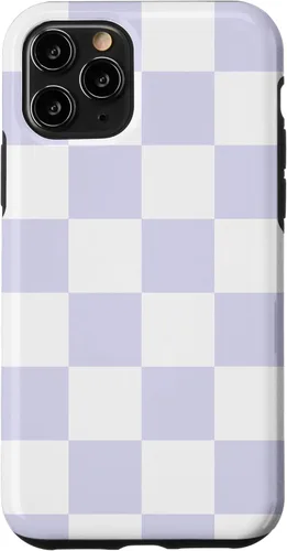 Miniatura 29 de Cute Pastel Lavender Off White Checker Pattern Design Case for iPhone 17