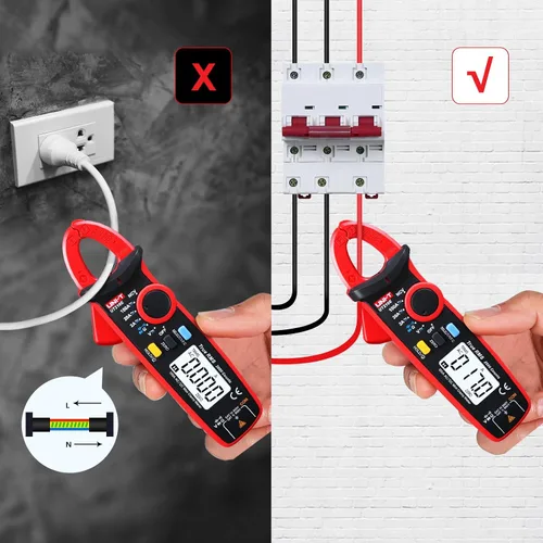 Miniatura 3 de UNI-T UT210e Medidor de Pinza Digital AC DC Amperímetro Multímetro de Pinza True RMS 2000 Cuentas Voltímetro Probador de Continuidad Capacitor