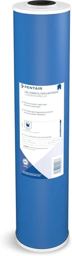 Miniatura 9 de Pentair Pentek GAC-20BB Big Blue Filtro de Agua de Carbón, 20 Pulgadas, Cartucho de Reemplazo de Carbón Activado Granular (GAC) de Alta Resistencia