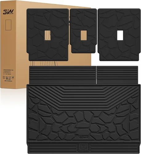 Miniatura 10 de Alfombrillas 3W y forro de carga para Ford Bronco 2 puertas 2021 2022 2023 2024 2025 Todo clima TPE Accesorios para auto a medida Alfombrillas